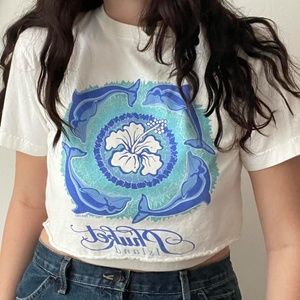 vintage dolphin graphic tee size s